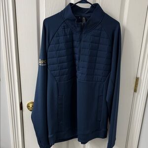 Adidas Navy Blue Quilted Pullover